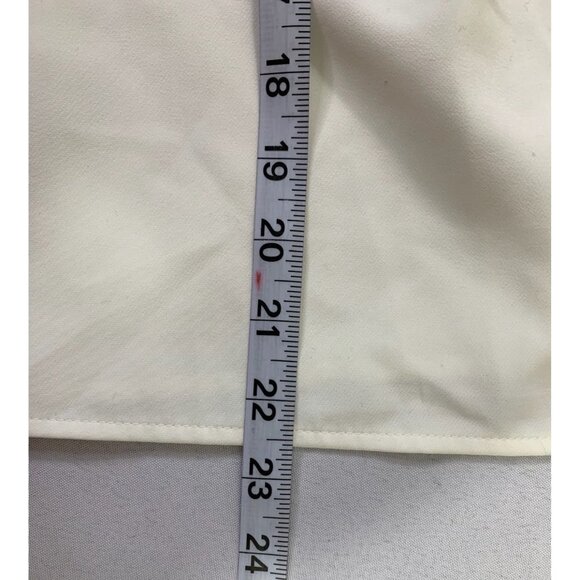 Roz & Ali Women's Ruffled Pearl Blouse - Picture 7 of 7